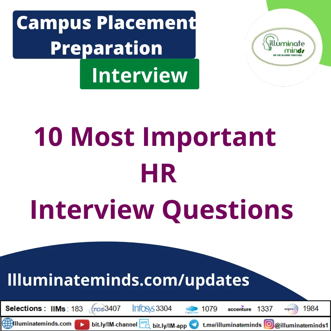 10 Most Important HR Interview Questions for freshers