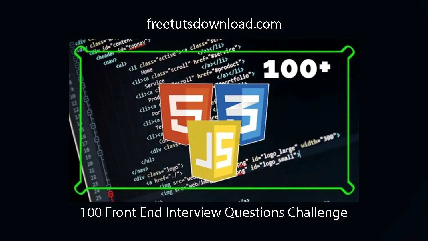 100 Front End Interview Questions Challenge