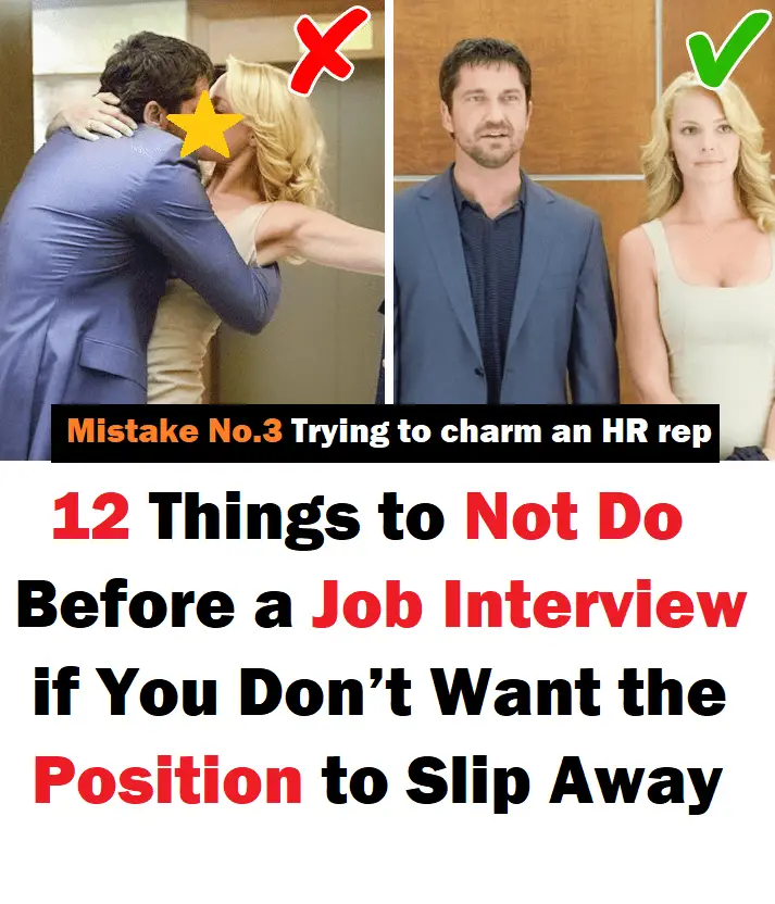 12 Things to Not Do Before a Job Interview if You Dont ...