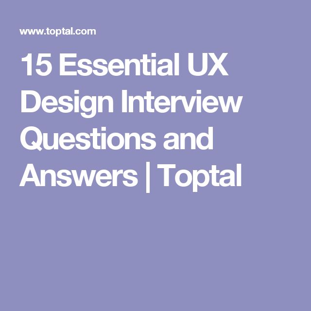 15 Essential UX Design Interview Questions and Answers