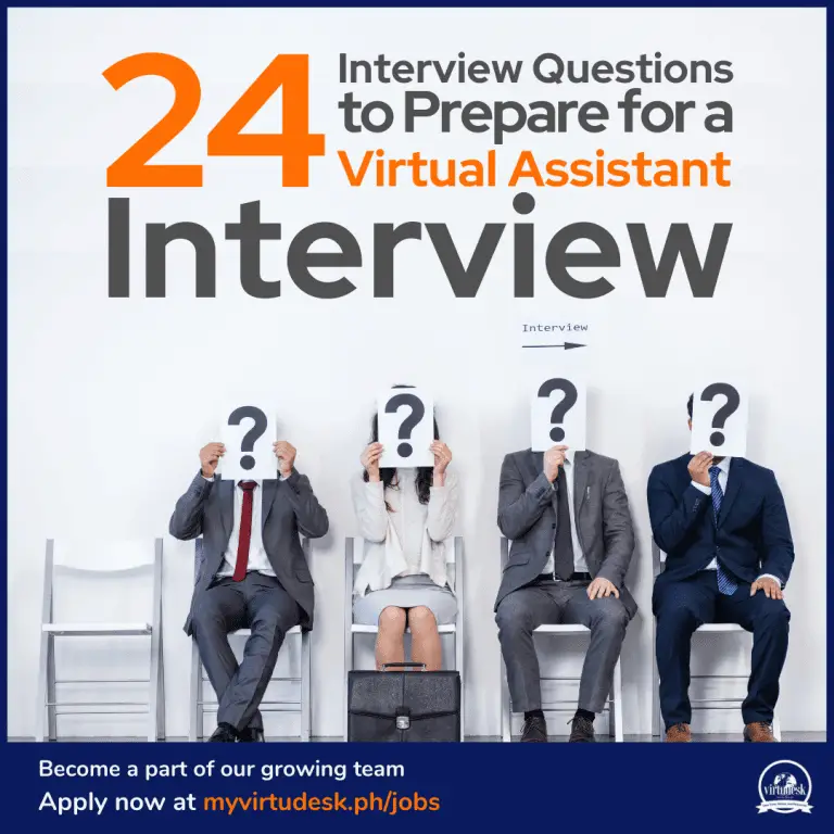 24 Virtual Assistant Interview Questions to You Need