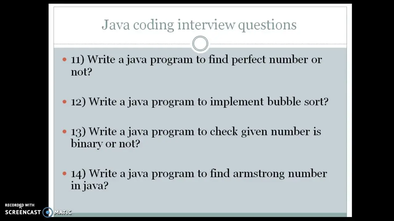 30 java coding interview questions to crack any interview ...