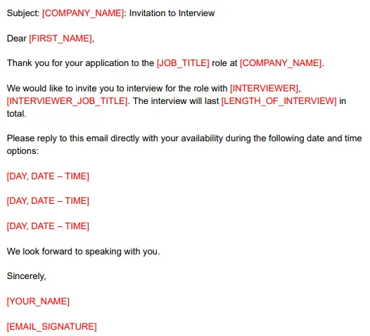 7 Types of Interview Invitation Templates HR Must Have
