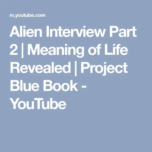 Alien Interview Part 2