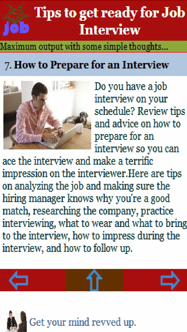 Amazon.com: Tips to get ready for Job Interview: Appstore ...