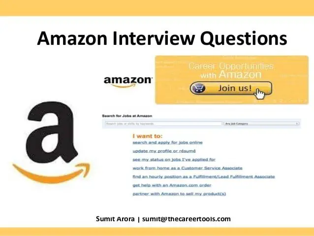 Amazon interview questions