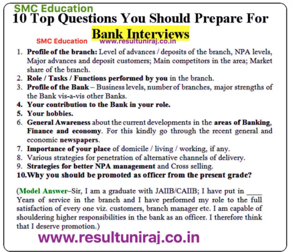 Bank Customer Service Interview Questions And Answers Pdf ...