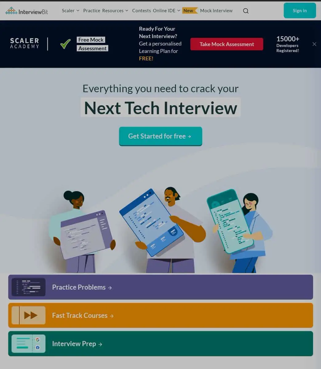 Best websites for coding interview preparation. 