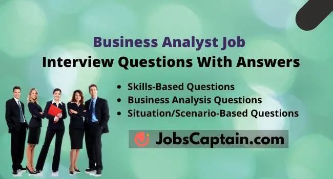 Business Analyst Interview Questions With Answers 2020 ...