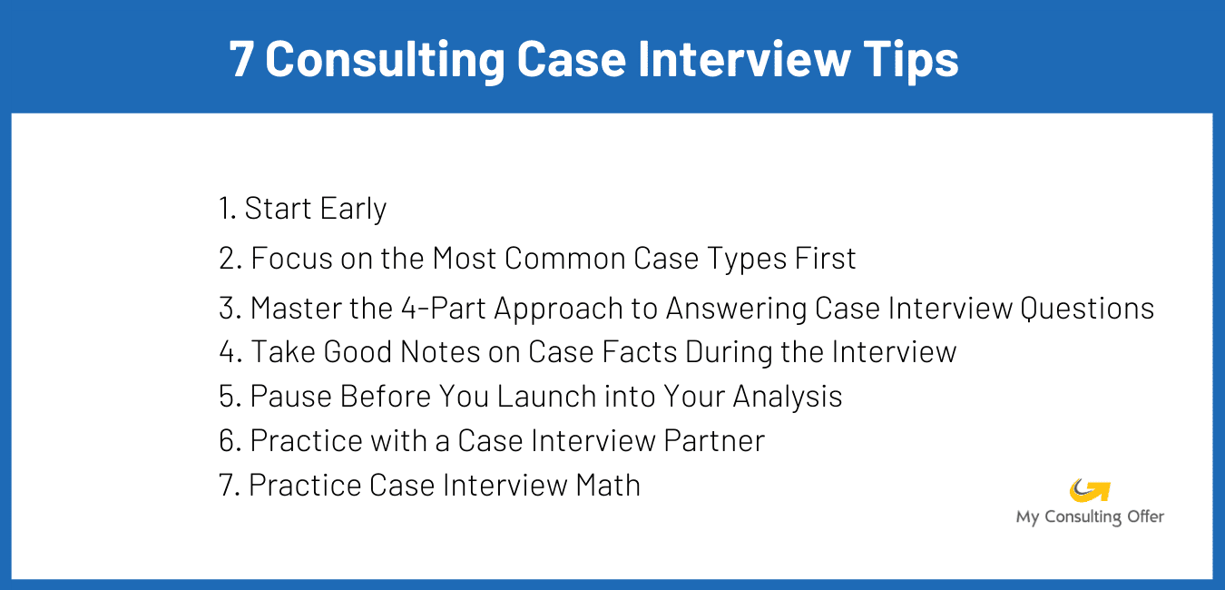 Case Interview Tips: Take Your Casing from Good to Great