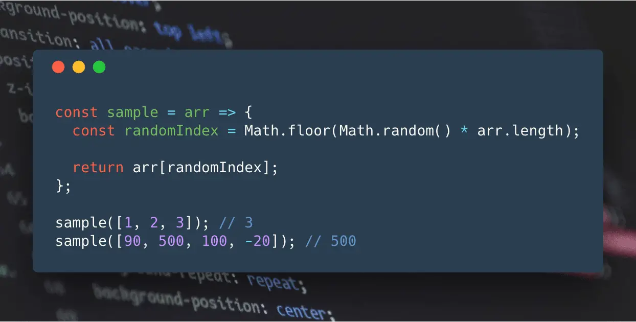Coding Interview Question: Build a Function that Selects a Random ...