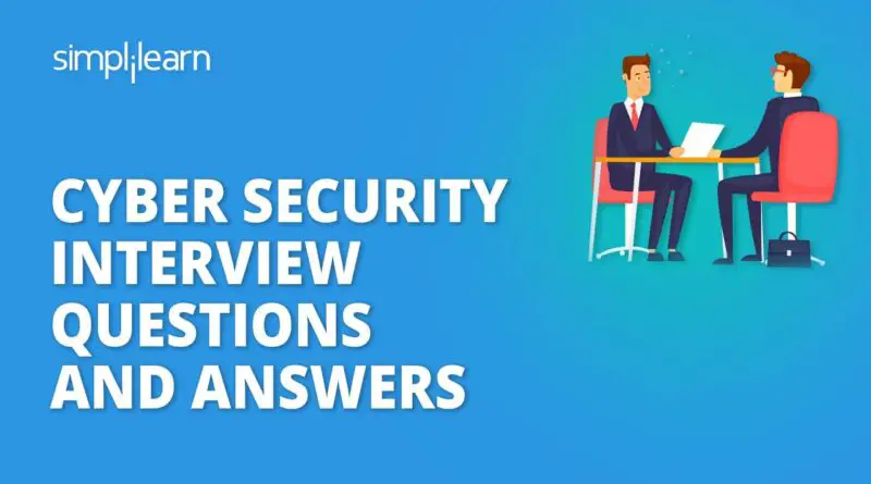 Cyber Security Interview Questions And Answers