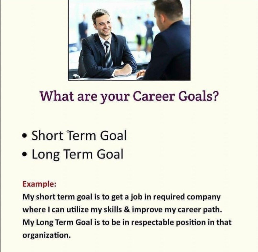 Employment Long Term Goals