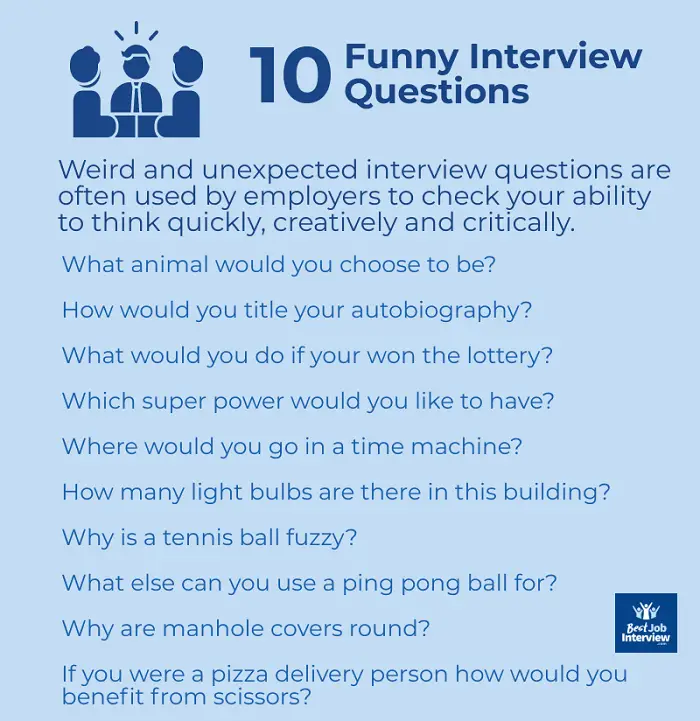 Fun Interview Questions Employers Ask