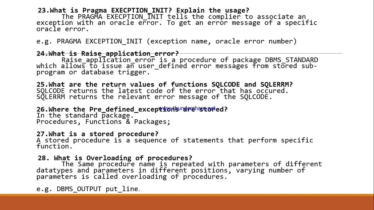 Fun Practice and Test: Interview Questions On Pl Sql Developer