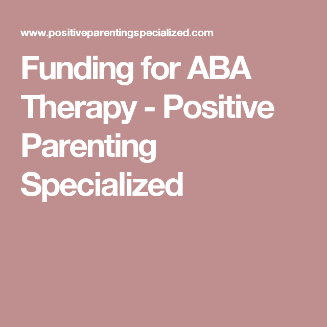 Funding for ABA Therapy