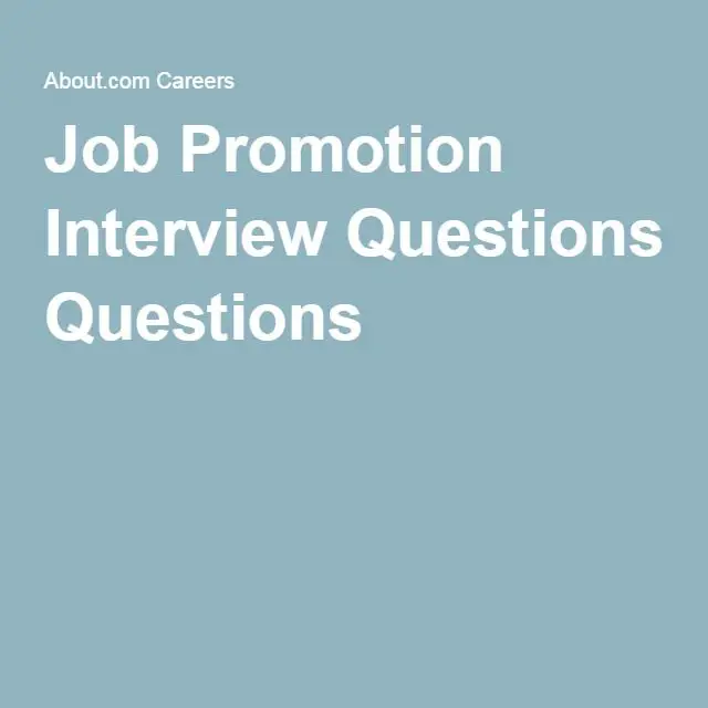 Here Are Tips to Answer Common Job Promotion Interview Questions