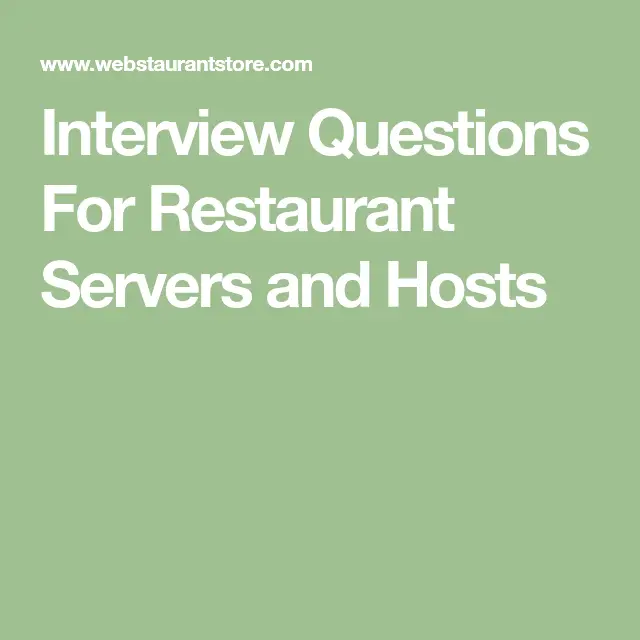 Host and Server Interview Questions