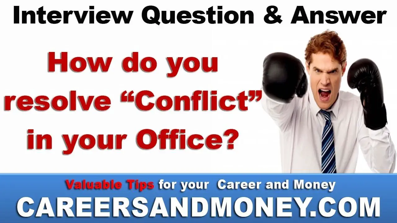 How do you Resolve Conflict in your Office