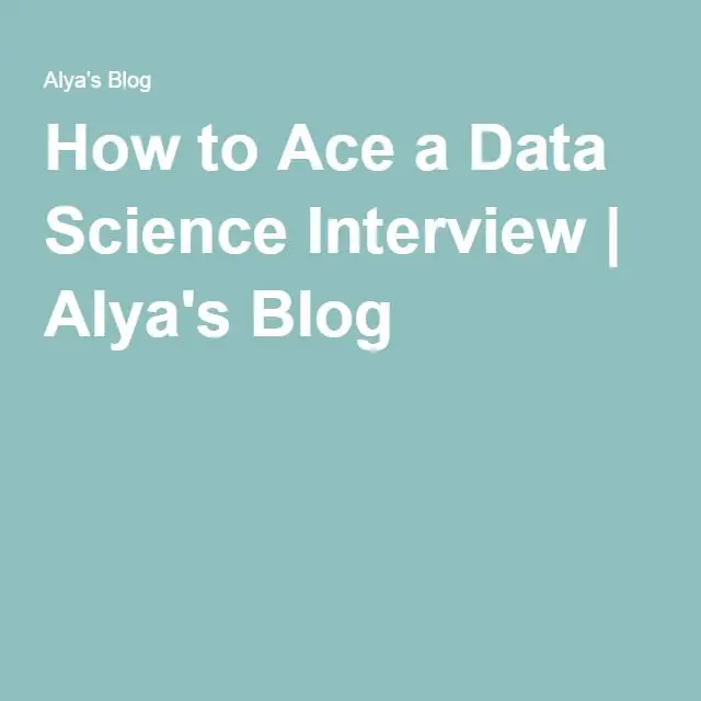 How to Ace a Data Science Interview (With images)