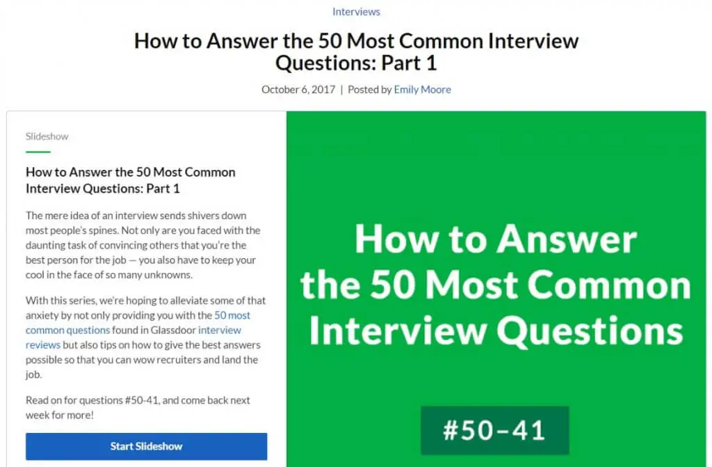 How to Answer the 50 Most Common Interview Questions â ...