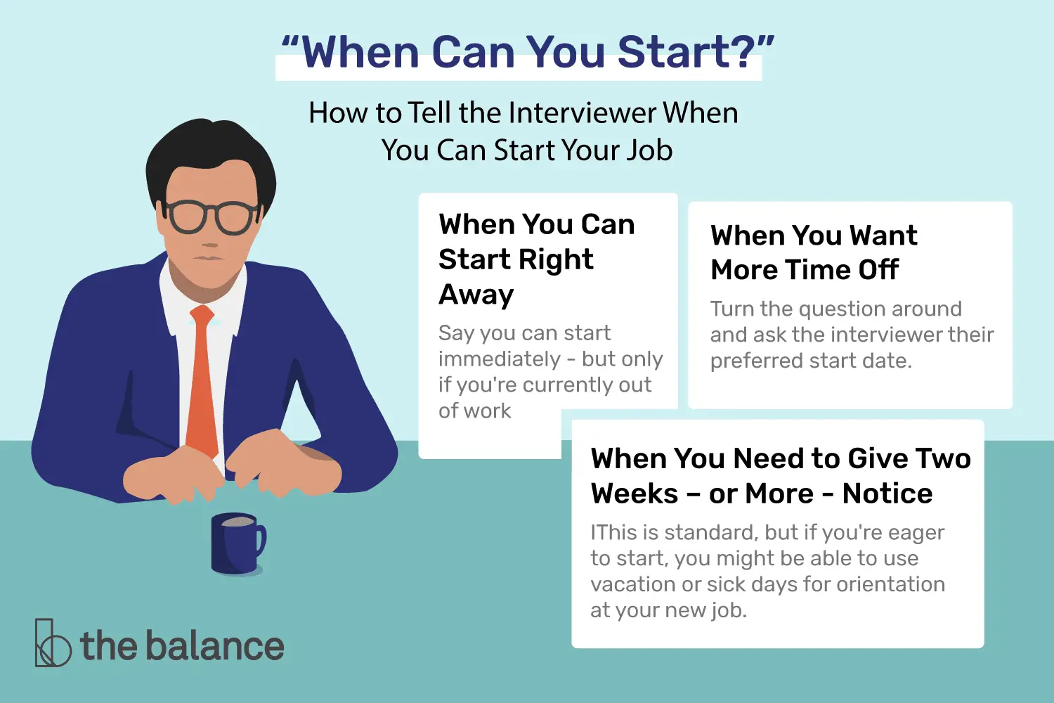 How to Answer " When Can You Start?"  Interview Question