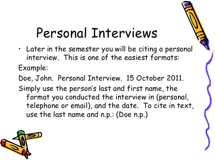 How to cite a interview in an essay. www.psna.net.au