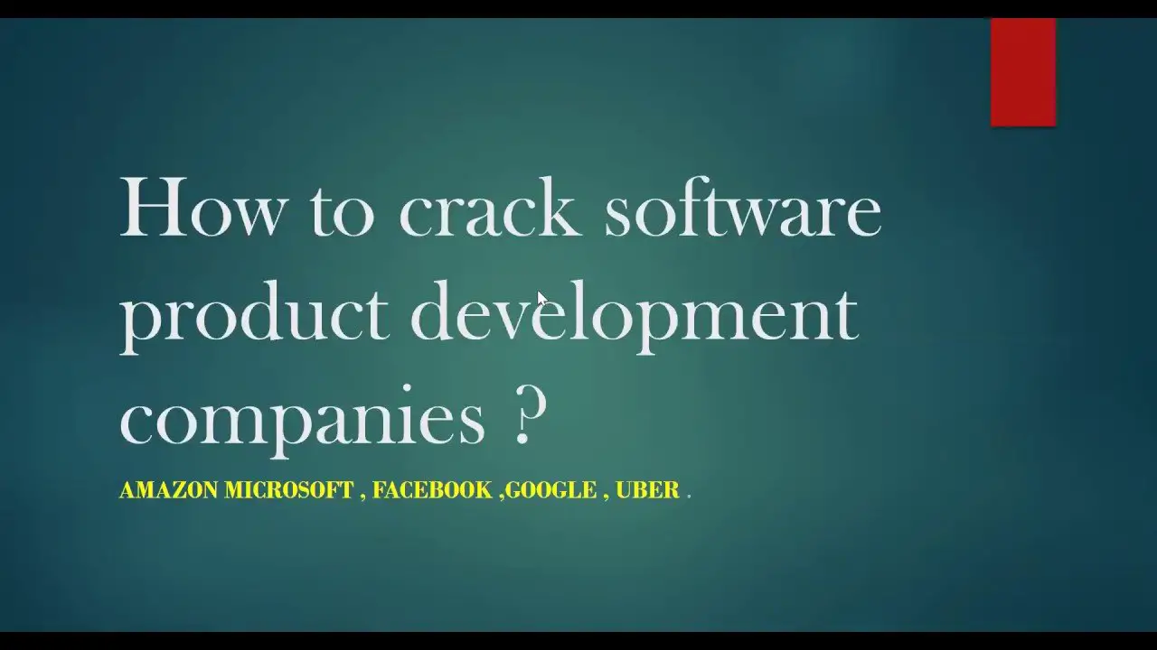 How to crack interview of Amazon,Facebook,Google,Microsoft ...