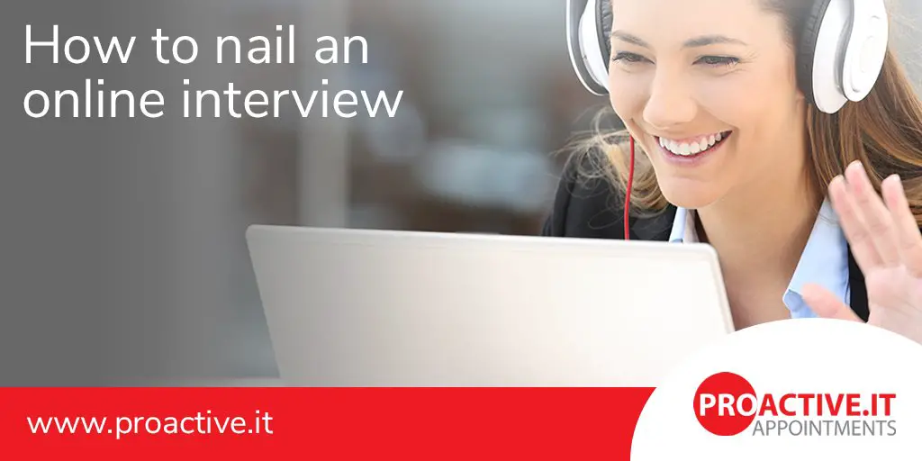How to nail an online interview