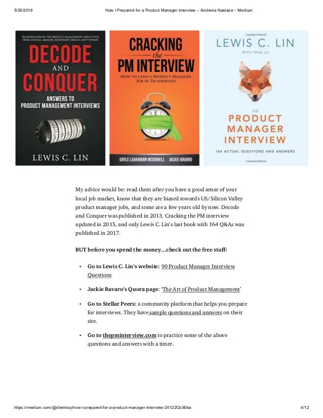 How to Prepare for the Product Manager Interview