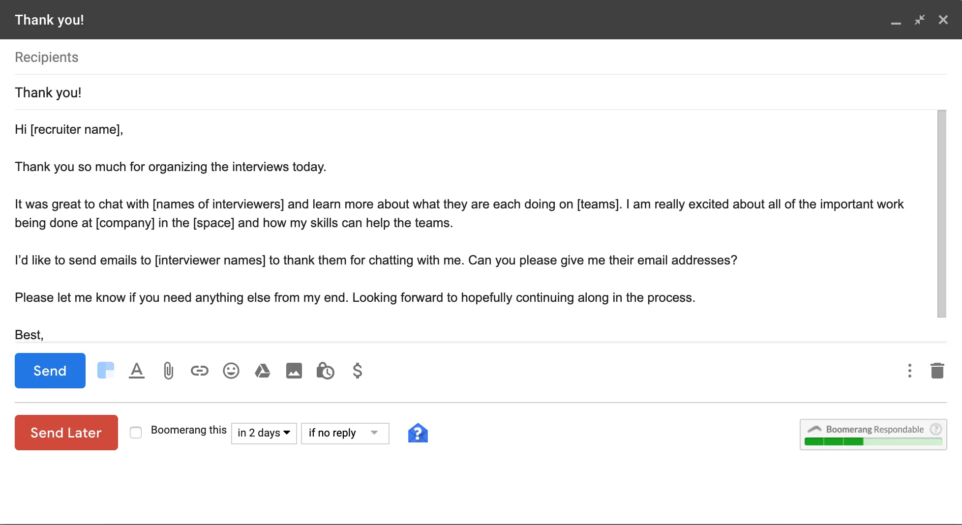 How to write good follow up emails after the interview ...