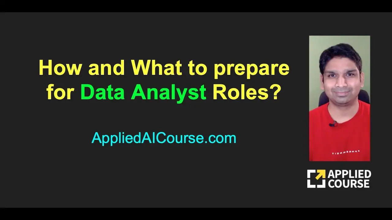 How &  What to Prepare for Data Analyst roles ?