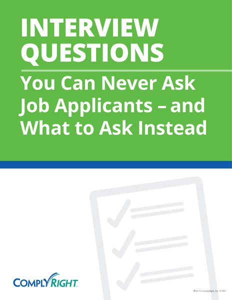 Interview Questions You Can Never Ask Applicants â and ...