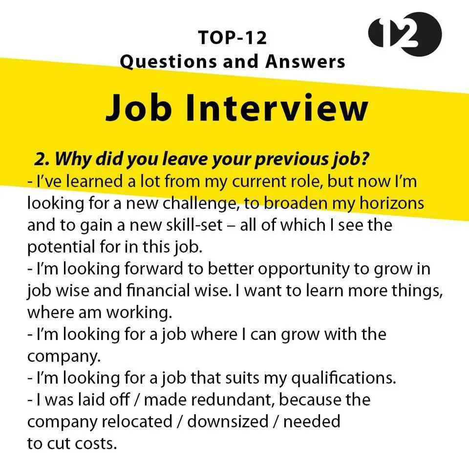 interview samples answers