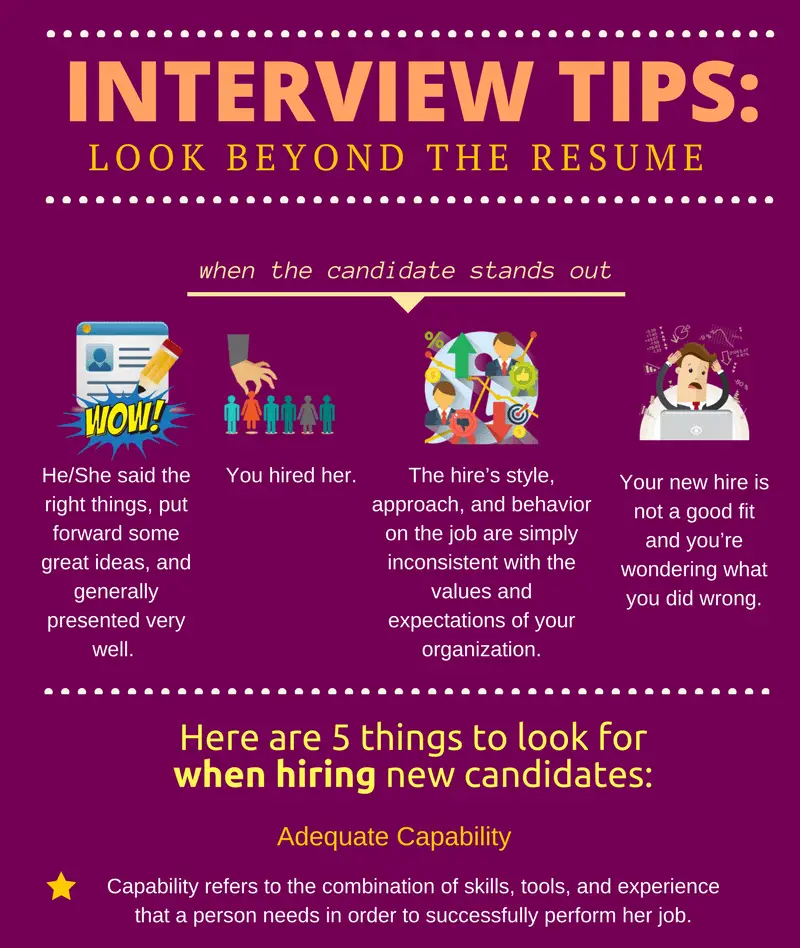 INTERVIEW TIPS: Look Beyond the Resume