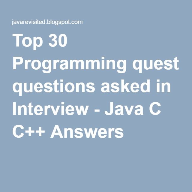 Java Interview Coding Questions For 10 Years Experience ...