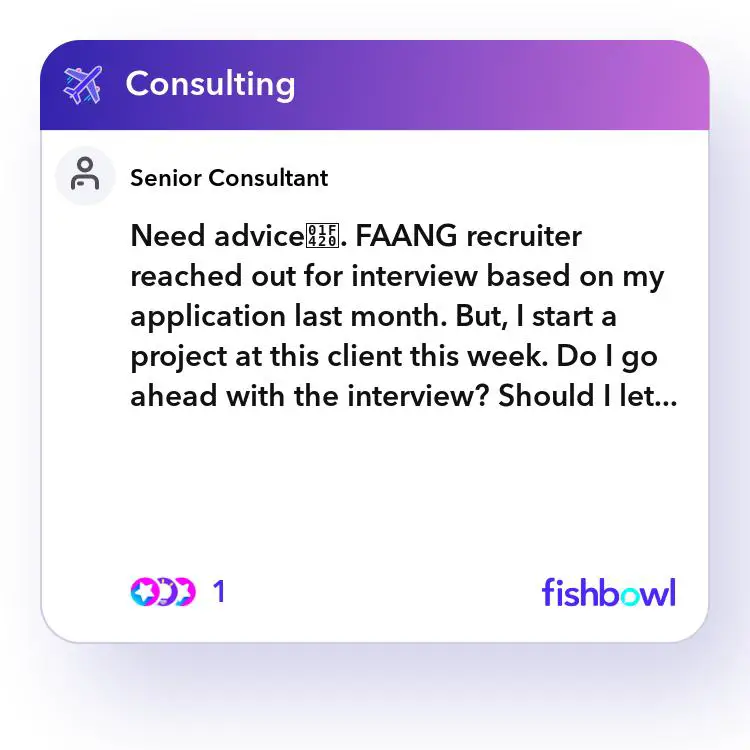Need adviceð? . FAANG recruiter reached out for interview based on my ...