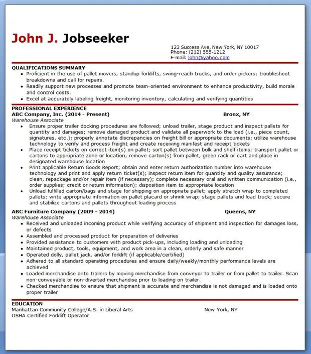 Payroll associate resume
