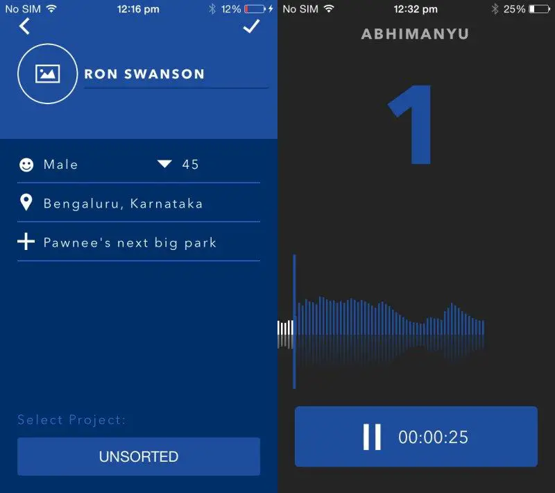 Pio for iOS is the perfect audio recording app for interviews