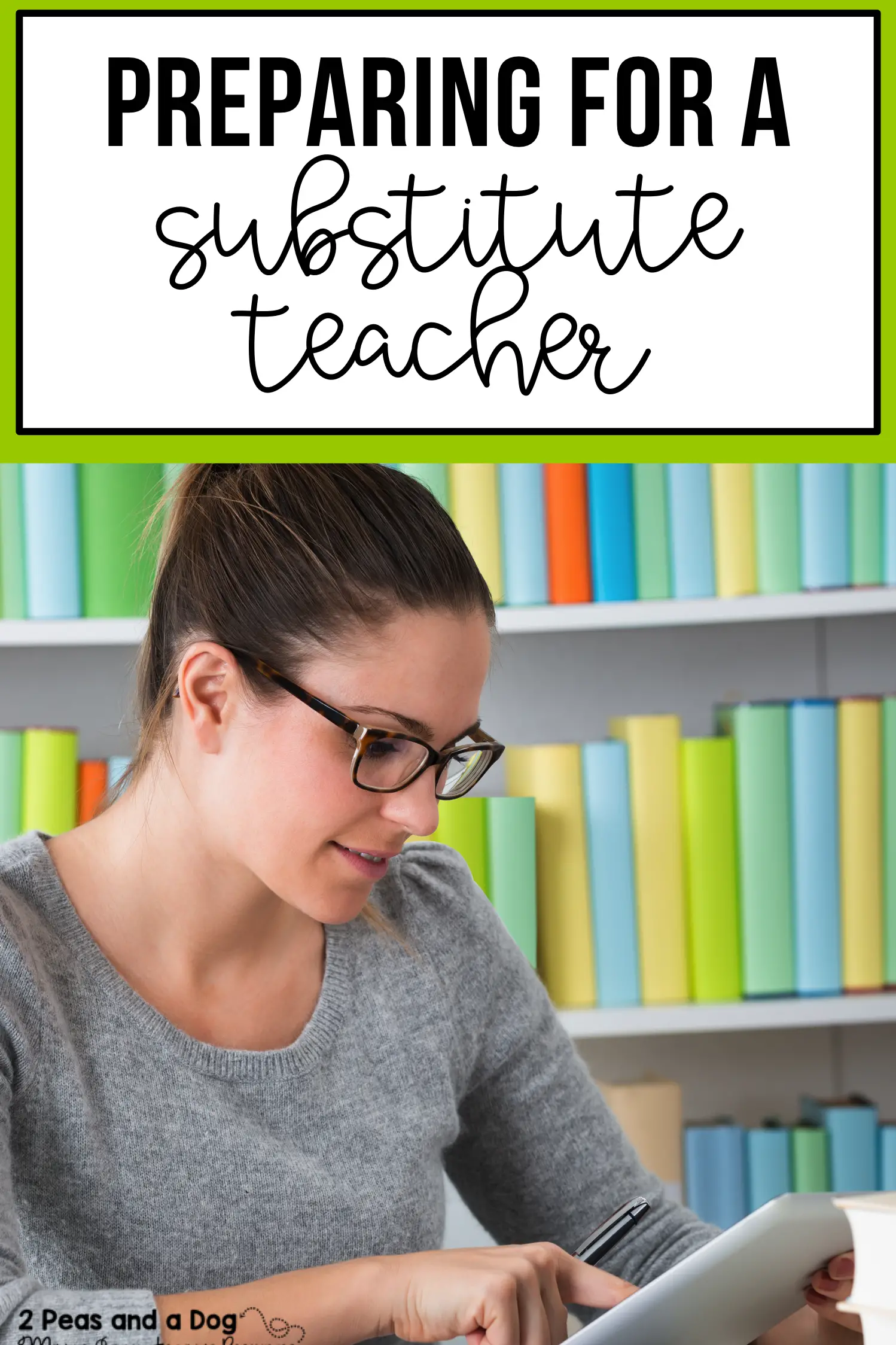 Preparing for a Substitute Teacher