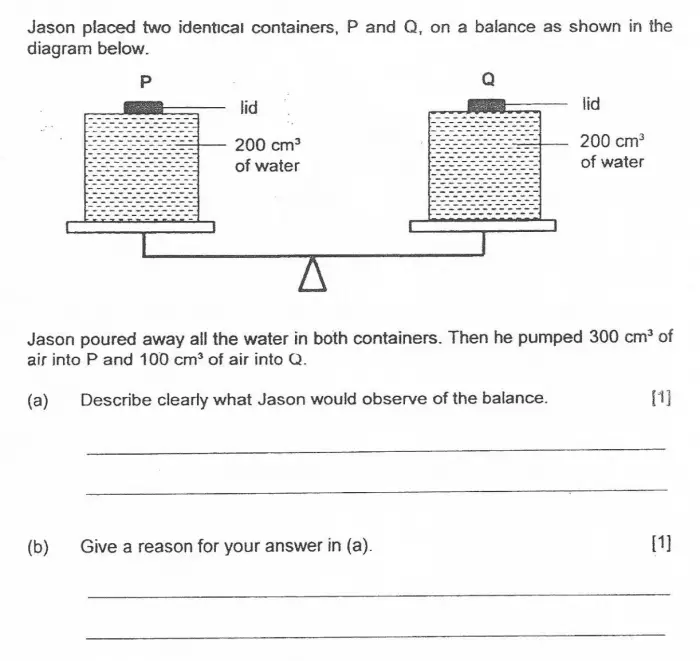 PSLE SCIENCE structured questions answering technique â Give a reason