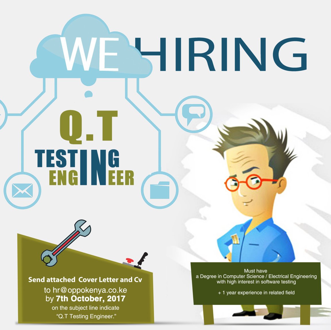 Q.T Testing Engineer Job Alert â Youth Village Kenya