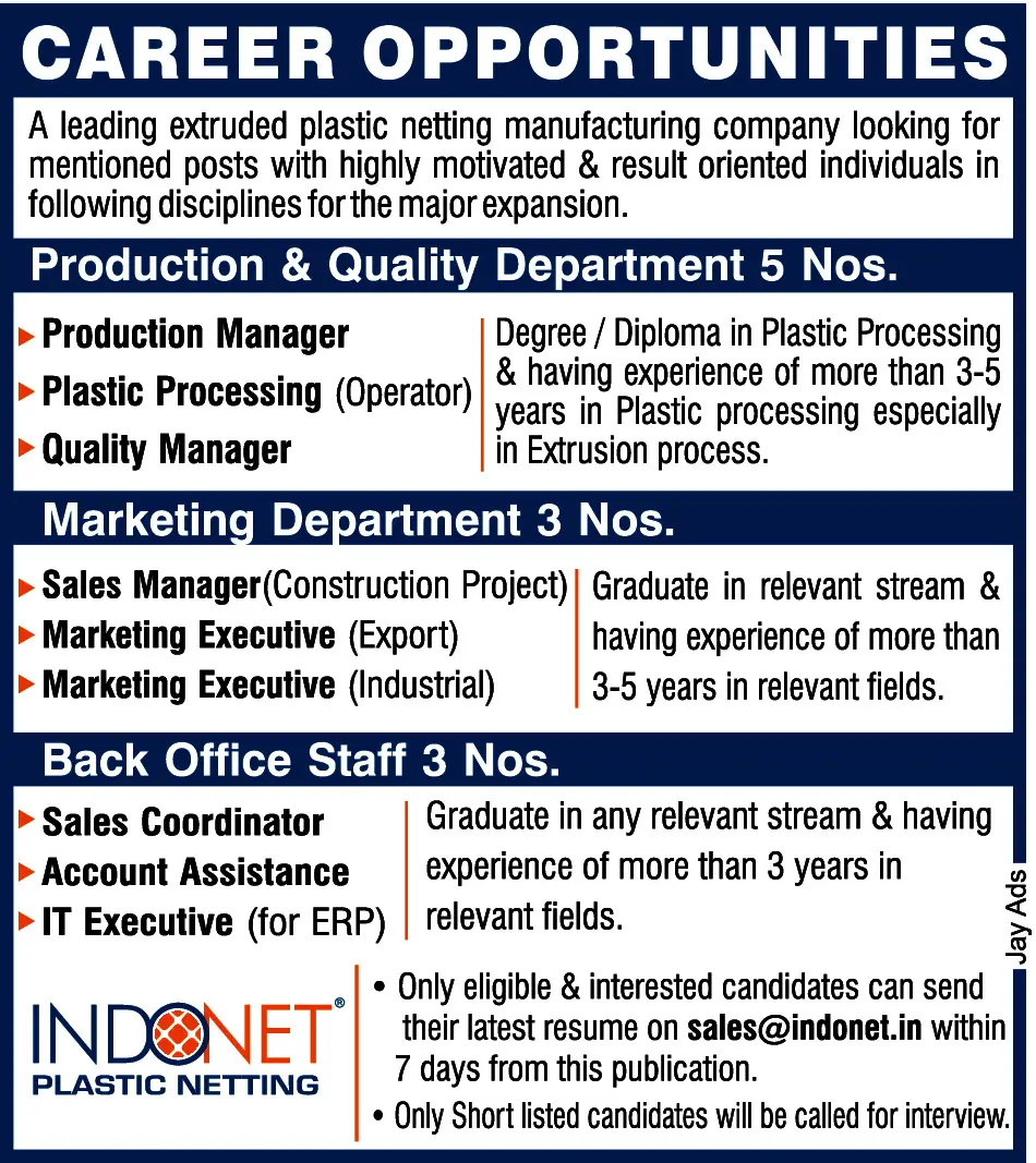 Quality Manager Job in India