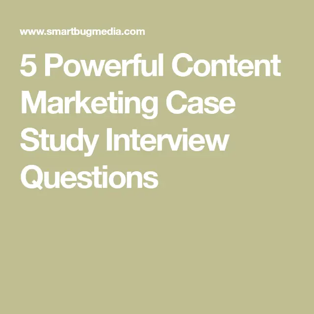 Questions For Interview Digital Marketing