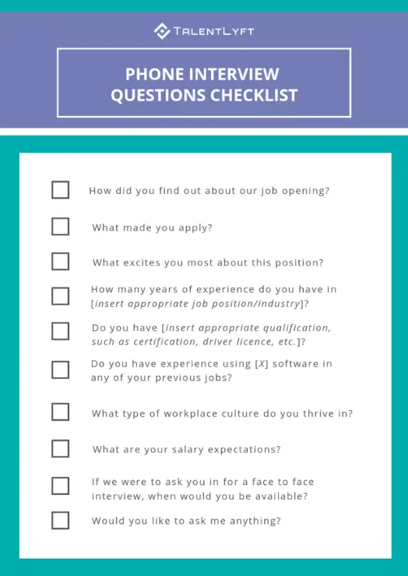 Questions to Ask during a Phone Interview