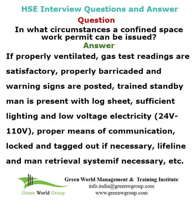 Safety officer interview question &  answer. greenworldsaudi.com/dammam ...