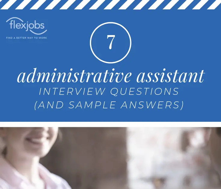 Sample Interview Question For Administrative Assistant And Answers ...
