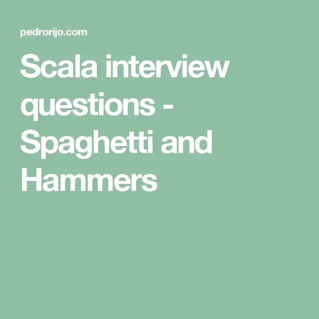 Scala interview questions