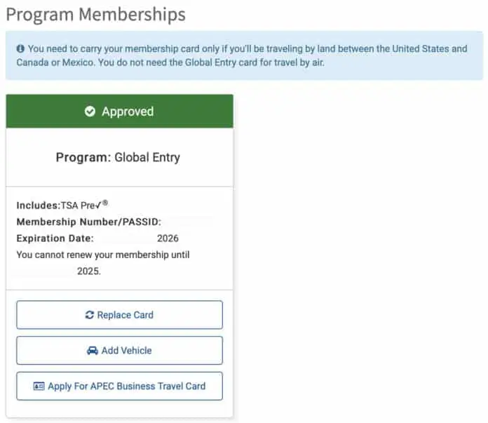 Some Global Entry Renewals Are Processing Without Interviews