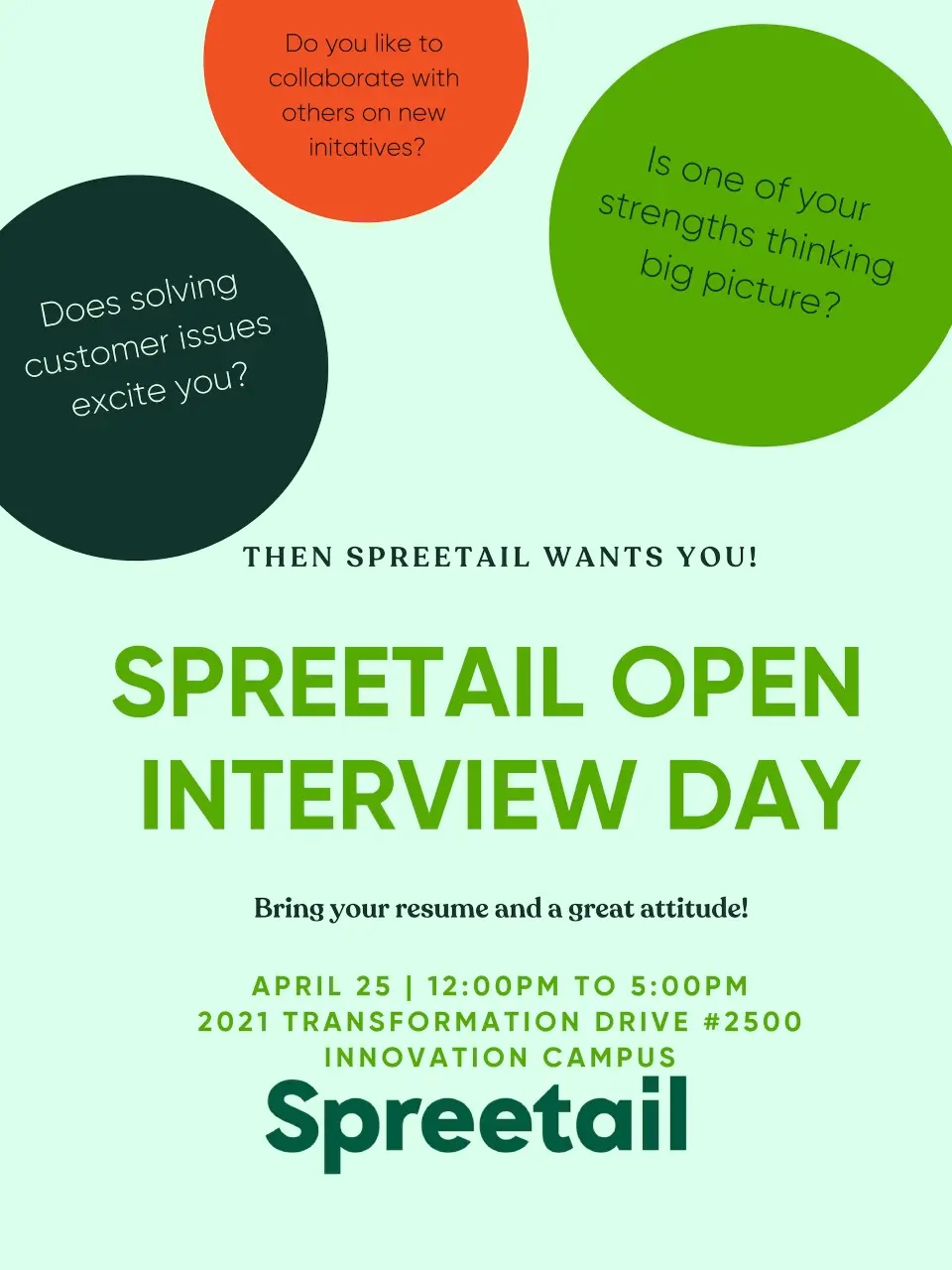 Spreetail Open Interview Day